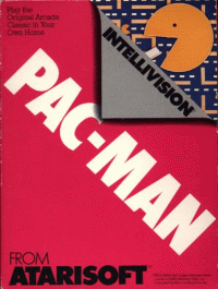 Ms. Pac-Man Intellivision US box art